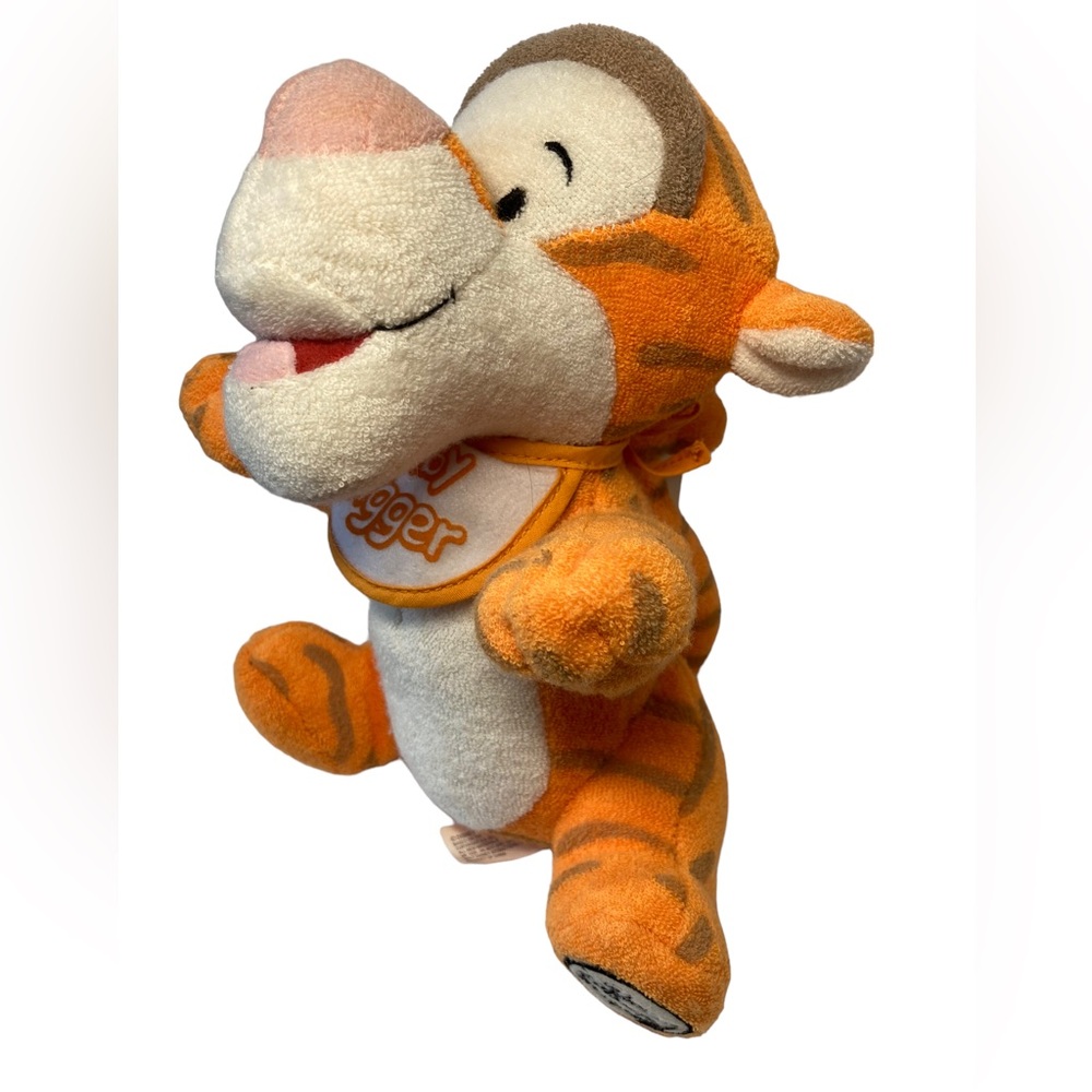 Disney World Parks Baby Tigger 8"  Plush Doll Bean Bag Terry Cloth with TAGS